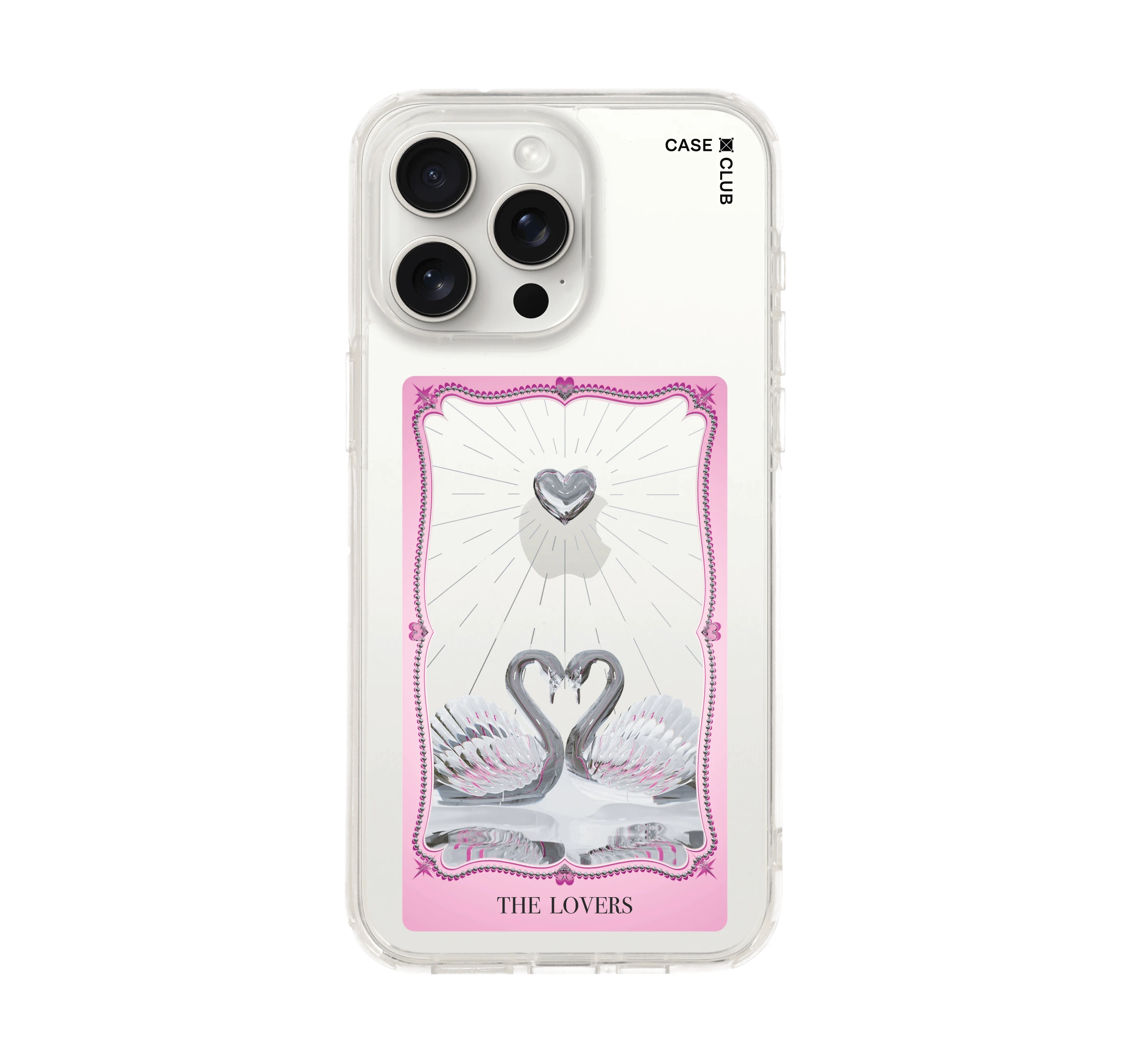 iphone 15 pro max clear case the lovers
